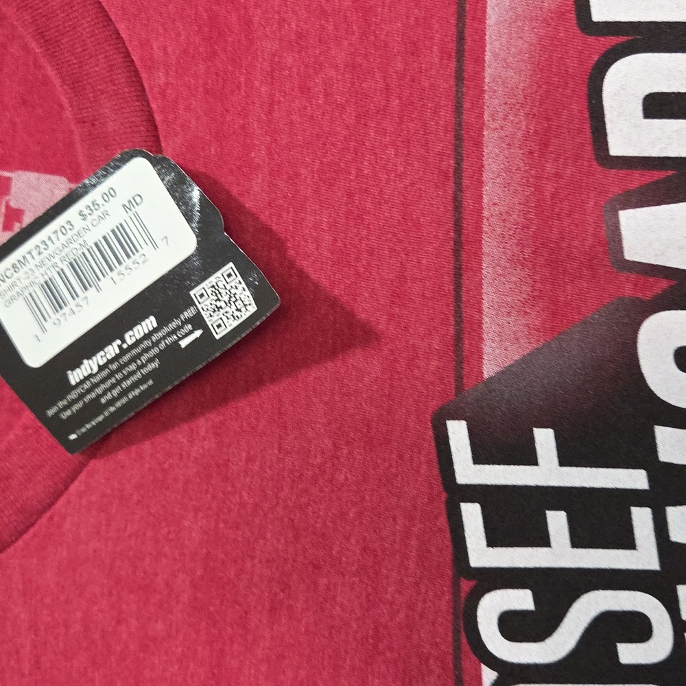 Red Josef Newgarden Graphic T-Shirt - Picture 3 of 4